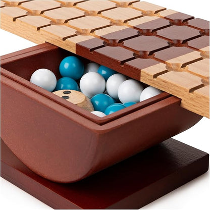 Rock Me Archimedes, Balancing Strategy Puzzle Marbles Family Board Game Retro STEM Learning Educational Toy, for Adults and Kids Ages 8 and up