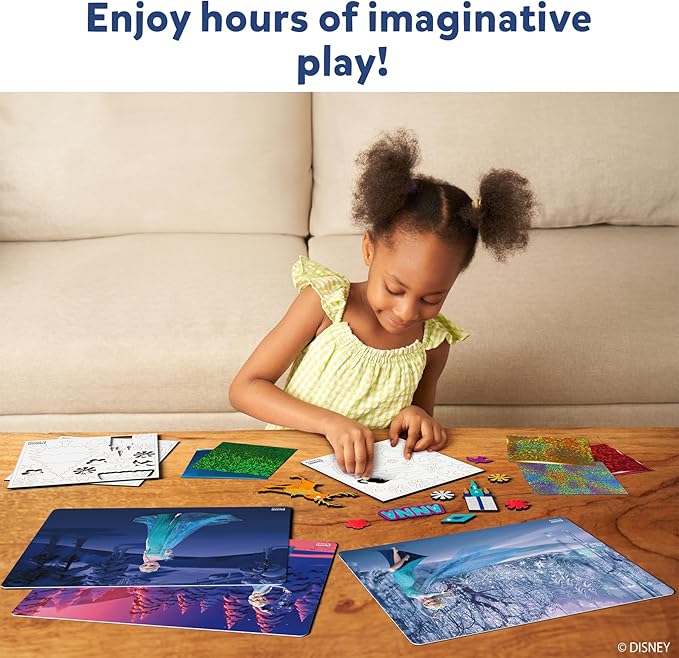 Skillmatics Art & Craft Activity - Foil Fun Disney Frozen, No Mess Art for Kids, Craft Kits, DIY Creative Activity, Gifts for Girls & Boys Ages 4, 5, 6, 7, 8, 9