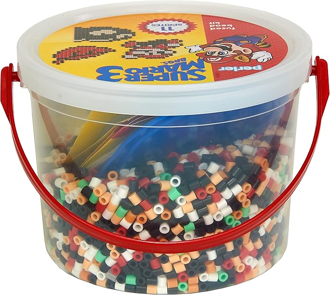 Perler Craft Bead Bucket Activity Kit, 5003 pcs, Super Mario Brothers - 80-42947