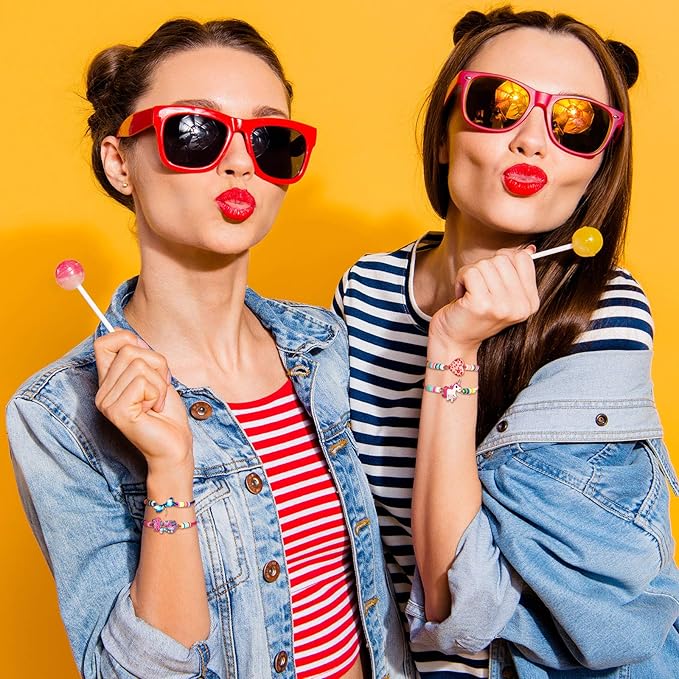 BBTO 20 Pieces Girl Friendship Bracelets Unicorn Animal Pendant Owl Cute Adjustable Girl Bracelets for Party Favors Gift