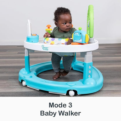Smart Steps Bounce N’ Dance 4-in-1 Activity Center Walker, Hexagon Dots