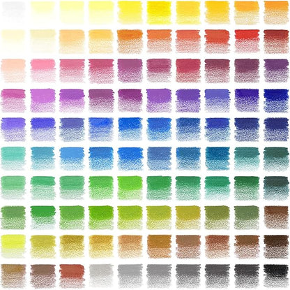 ARTEZA 100 Colored Pencils for Kids, 50 Double-Sided Pre-Sharpened Coloring Pencils for Kids for Drawing and Sketching