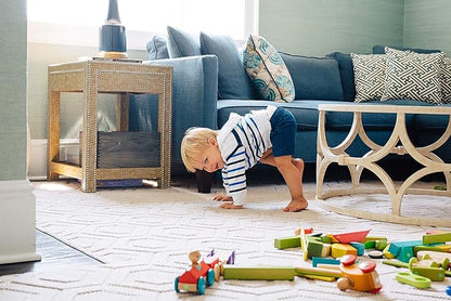 3 Piece Tegu Magnetic Racer Building Block Set, Orange