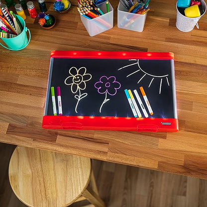 Crayola Ultimate Light Board (Red), Kids Light-Up Tracing Pad, Kids Toys, Gift for Boys & Girls, Drawing Light Box, Ages 6+ [Amazon Exclusive]
