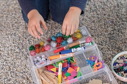 Creativity Street Premium Wood Craft Sticks, Natural, Pack of 1000, 4-1/2 X 3/8 X 1/2 in