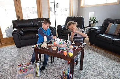 Creativity Street Premium Wood Craft Sticks, Natural, Pack of 1000, 4-1/2 X 3/8 X 1/2 in