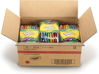 Crayola Mini Twistable Crayons, 24 Count