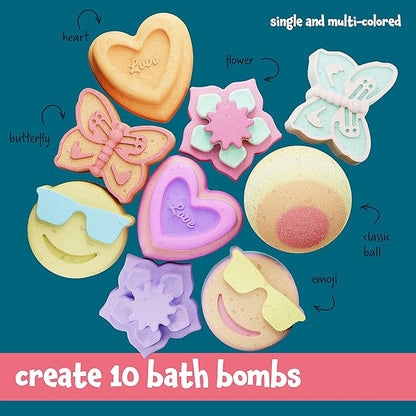 Dan&Darci Soap & Bath Bomb Making Kit for Kids, 3-in-1 Spa Science Kits, Easter Craft Gifts for Girls & Boys Age 6-12 Year Old Girl Crafts: DIY Experiment Toys, Gift for Kid Ages