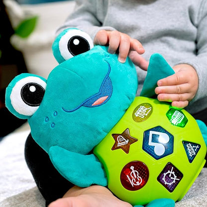 Baby Einstein Ocean Explorers Neptune’s Cuddly Plush Composer Musical Discovery Toy, Ages 6 Months and up