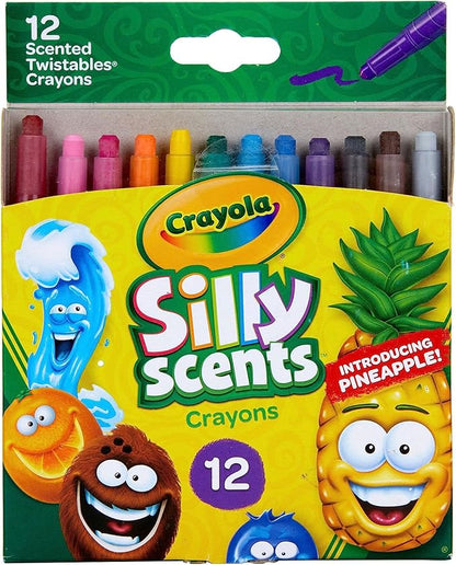 Crayola Silly Scents Twistables Crayons, 12 Count, Coloring Supplies, Gift for Kids