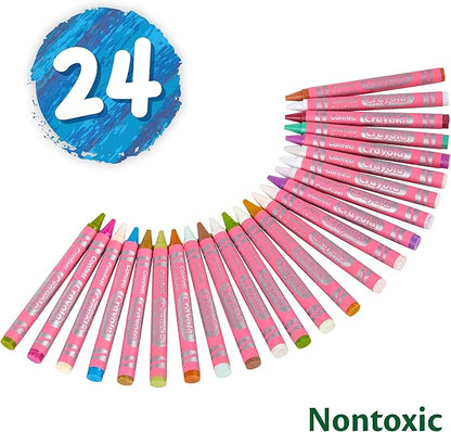 24 ct. Confetti Crayons