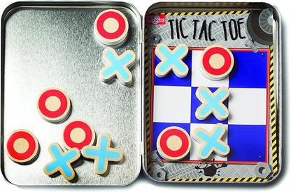 Bendon TS Shure Tic-Tac-Toe Games Mini Magnetic Activity Tin with Illustrated Foam Magnets 50437
