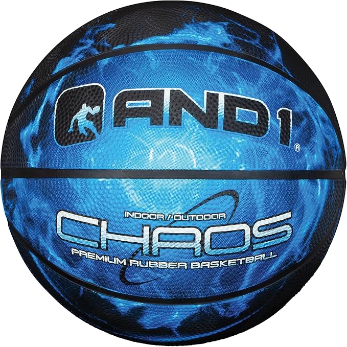 AND1 Mini Basketball 3 Pack Set for Kids (Deflated w/Pump Included): - Size 3 7-Inch Premium Youth Size Basketballs, Easy to Grip