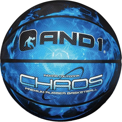 AND1 Mini Basketball 3 Pack Set for Kids (Deflated w/Pump Included): - Size 3 7-Inch Premium Youth Size Basketballs, Easy to Grip
