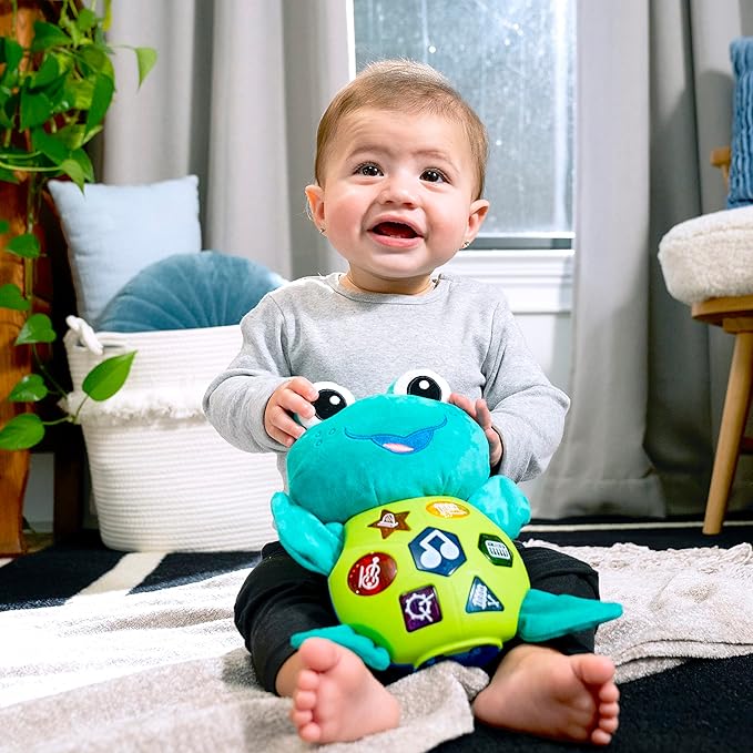 Baby Einstein Ocean Explorers Neptune’s Cuddly Plush Composer Musical Discovery Toy, Ages 6 Months and up