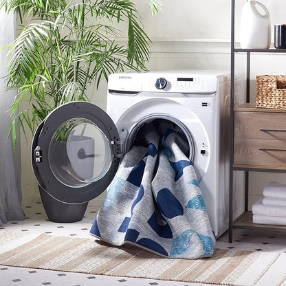 SAFAVIEH Kids Playhouse Collection Accent Rug - 3'3" x 5'3", Grey & Blue, Non-Shedding Machine Washable & Slip Resistant Ideal for High Traffic Areas for Boys & Girls in Playroom, Bedroom (KPH222F)