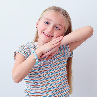 FROG SAC 3 Unicorn Bracelets for Girls, Silicone Bubble Bracelet Pack for Kids, Unicorns Theme Birthday Party Favors and Goodie Bag Fillers for Little Girls, Blue Black Pink Unicorn Stocking Stuffers for Kids