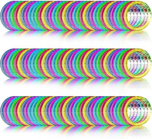 300 Pcs Glow Sticks Bracelets Glow in the Dark LED Bracelets Neon Party Favors Halloween Flashing Light Up Bracelet Toys for Adults Rave Concert Birthday Carnival Wedding New Year Supplies