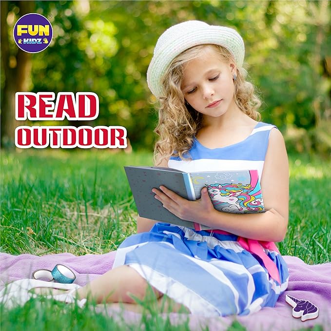 Unicorn Journal Kit for Girls 6-12, FunKidz Scrapbook Set for Teens Diary Kit for Girl Activities Creative Gifts