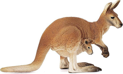 Schleich Wild Life Kangaroo Animal Figurine - Detailed Wild Animal Kangaroo Toy Figure, Durable for Education and Fun Play, Perfect for Boys and Girls, Gift for Kids Ages 3+