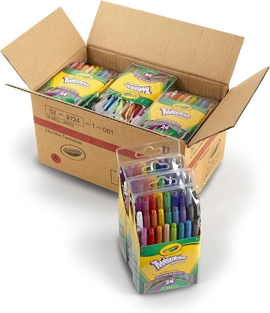 Crayola Mini Twistable Crayons, 24 Count