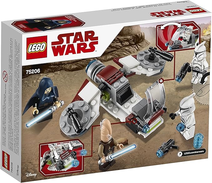 LEGO Star Wars Jedi & Clone Troopers Battle Pack 75206 Building Kit for 72 months to 144 months (102 Pieces)