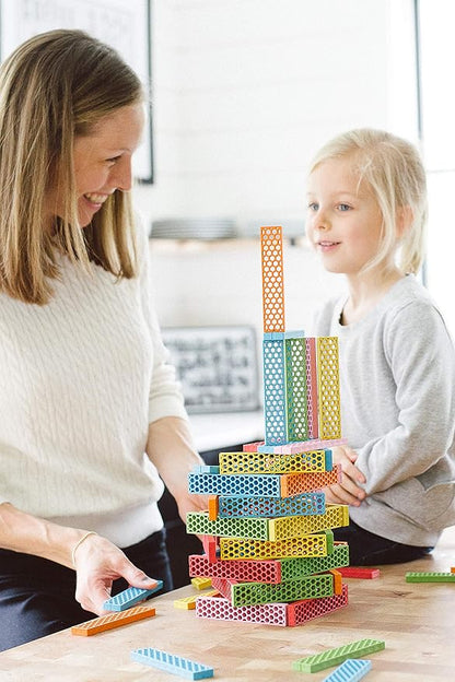 Tegu 200 Piece Perfect Blocks Building Set, Multicolor (Amazon Exclusive)