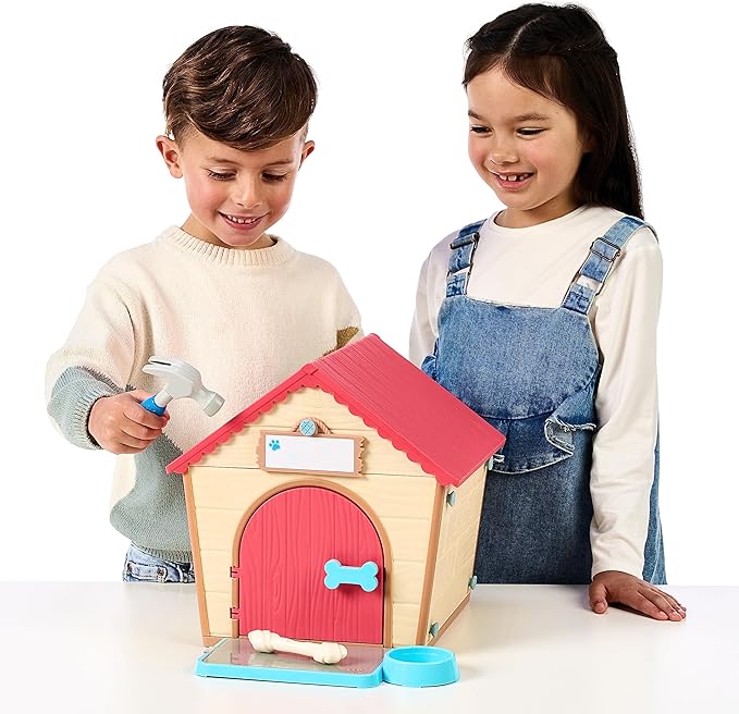 Little Live Pets My Puppy Interactive Plush Toy & Kennel. 25+ Sounds & Reactions. Name Your Puppy and Surprise! It Appears! Gifts for Kids Ages 5+