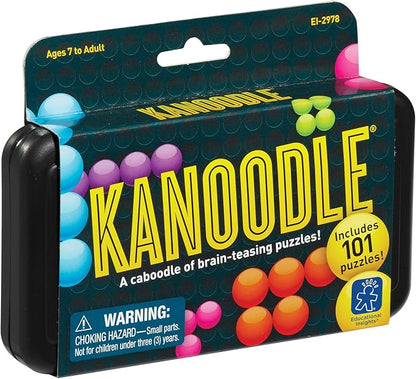 Educational Insights Kanoodle 3D Brain Teaser Puzzle for Ages 7+ Brain Games for Kids and Adults, Travel Games