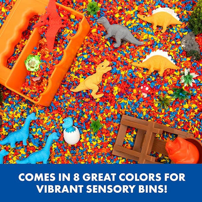 Educational Insights Playfoam Pluffle for Sensory Bins with 8 Colors, Set of 8, Ages 3+