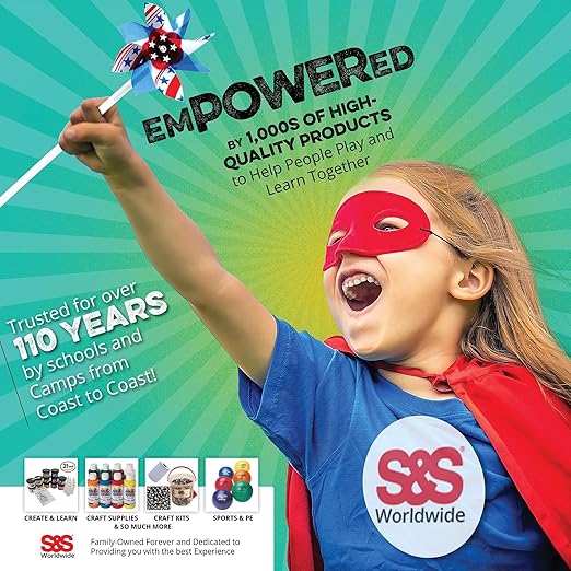 S&S Worldwide Foam Mosaic Mandalas Craft Kit (Pack of 12)