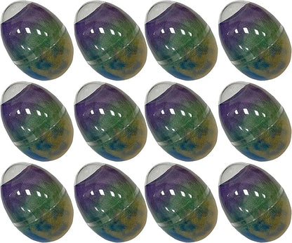 Squeeze Craft Slime Putty Easter Egg - Pack of 12 Colorful Galaxy Sludgy Gooey Fidget Kit for Sensory and Tactile Stimulation, Stress Relief, Prize, Party Favor, Educational Game