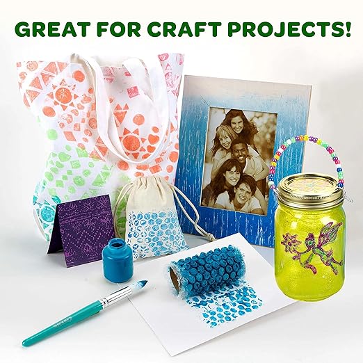 Crayola Acrylic Paint - Assorted Colors (6ct), Kids Paint, Arts & Crafts Supplies for Kids, Great For Art Projects & DIY Crafts