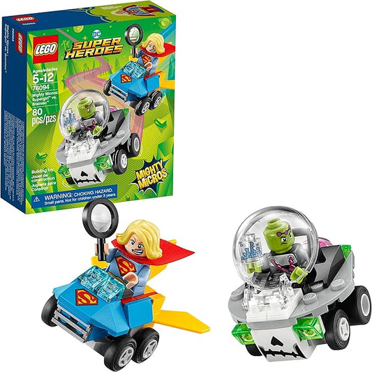 LEGO DC Super Heroes Mighty Micros: Supergirl vs. Brainiac 76094 Building Kit (80 Piece)