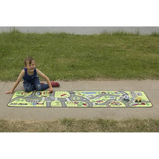 Learning Carpets Giant Road LC124, White