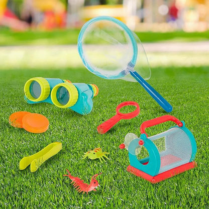 B. toys- Kids' Explorer Kit – Outdoor Toys – Insect Net, Binoculars, Magnifier – Bug Catching Set – 4 Years +