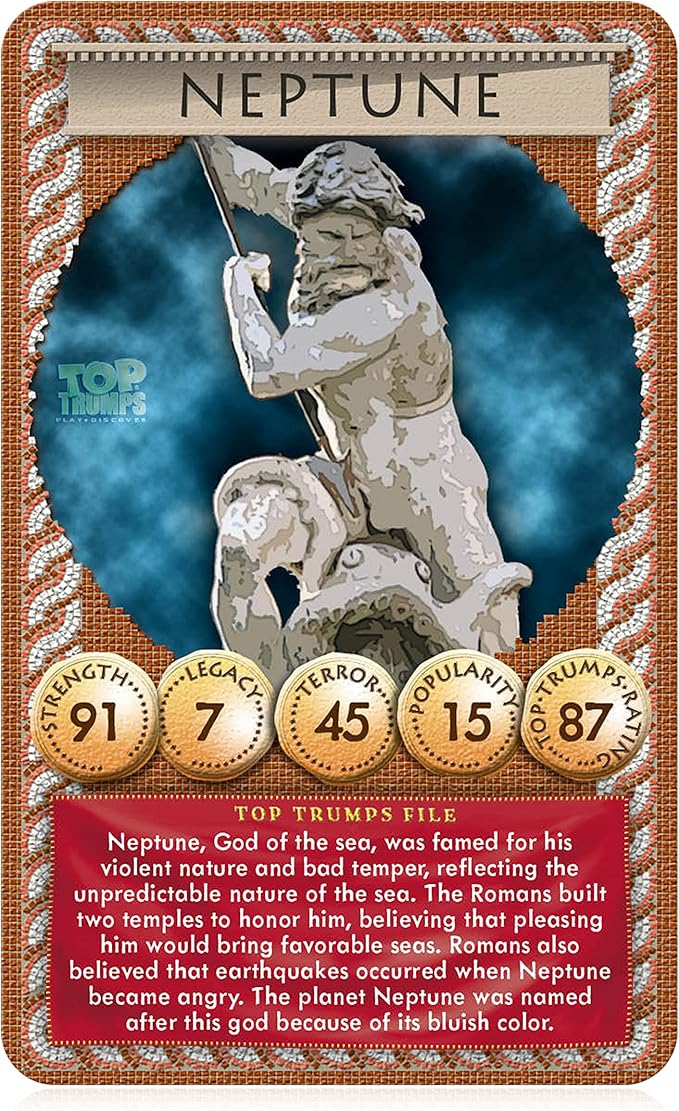 Top Trumps Card Game Ancient Rome - Family Games For Kids and Adults - Learning Games - Kids Card Games for 2 Players and more - Kid War Games - Card Wars - For 6 plus kids