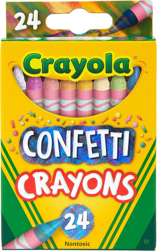 24 ct. Confetti Crayons