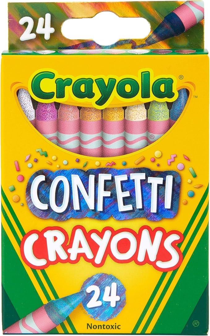 24 ct. Confetti Crayons