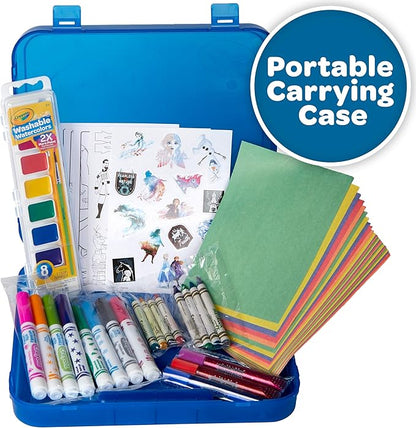 Crayola Frozen 2 Coloring Art Case, Arts & Crafts, Gift for Kids, Ages 5, 6, 7, 8, Packaging May Vary