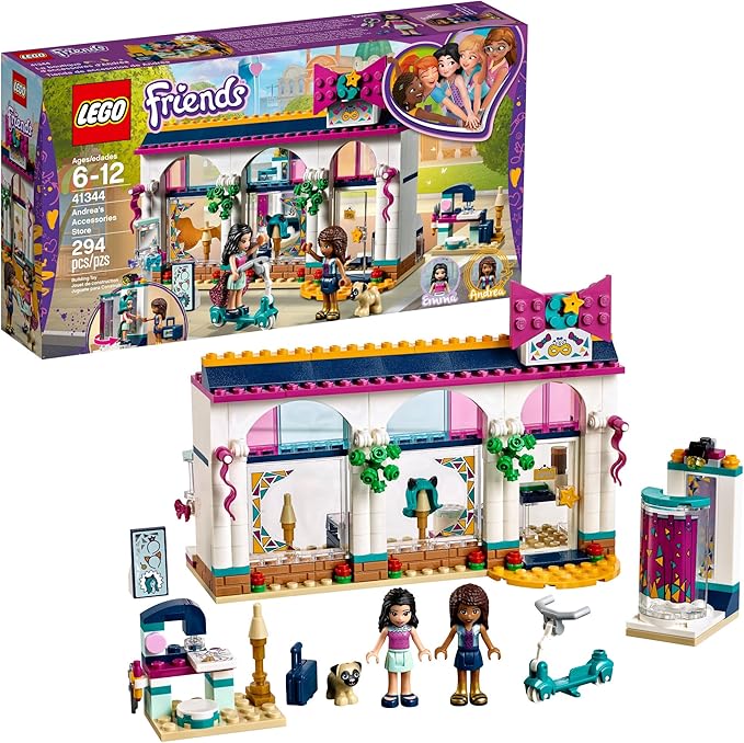 LEGO Friends Andrea’s Accessories Store 41344 Building Kit (294 Pieces)
