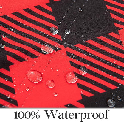 TOMORO Non-Slip Quilted Recliner Cover, 100% Waterproof Recliner Chair Slipcover Furniture Protector with Pockets, Washable Couch Cover with Elastic Straps for Kids and Pets，23 Inch