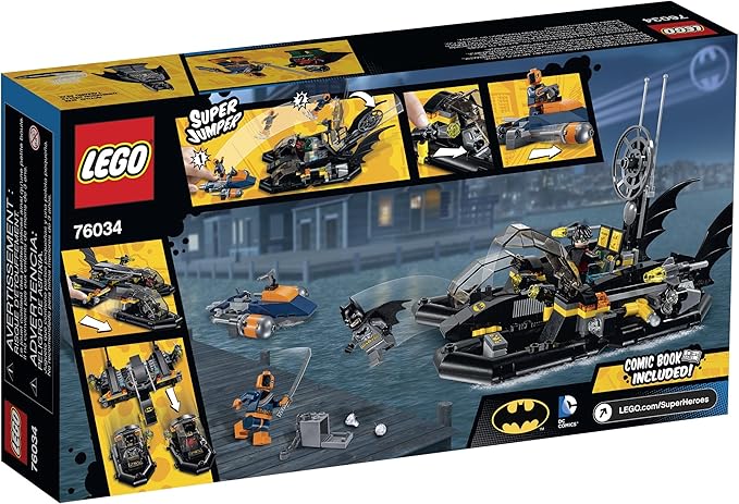 LEGO Super Heroes 76034 The Batboat Harbor Pursuit Building Kit