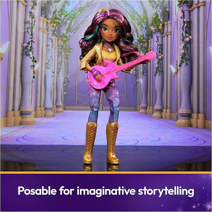 Unicorn Academy, Power of Friendship Sophia Doll, Easter Gifts Idea, Dolls & Unicorn Toys for Girls, Includes Guitar & 6 Fashion Accessories, 9.5”