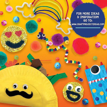 Made By Me Ultimate Craft Box, Art & Craft Activities 1000 Piece Set, Storage Case, Great for Preschool Arts & Crafts, Adult & Group Projects, Craft Box for Kids Girls & Boys