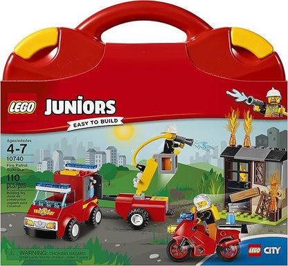 LEGO Juniors Fire Patrol Suitcase 10740 Toy for 4-7-Year-Olds