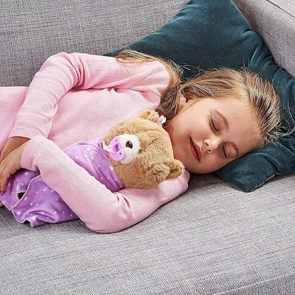 Little Live Pets Cozy Dozy Cubbles The Bear - Over 25 Sounds and Reactions | Bedtime Buddies, Blanket and Pacifier Included | Stuffed Animal, Best Nap Time, Interactive Teddy Bear, 14.9
