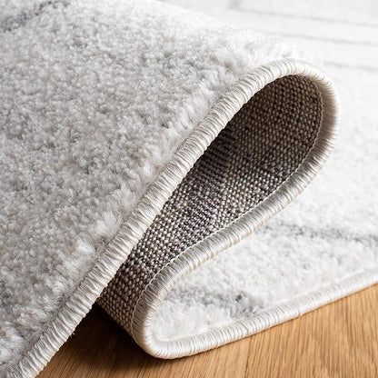 SAFAVIEH Adirondack Collection Runner Rug - 2'6" x 8', Light Grey & Dark Grey, Modern Geometric Design, Non-Shedding & Easy Care, Ideal for High Traffic Areas in Living Room, Bedroom (ADR241G)