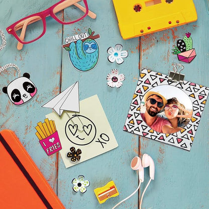 Shrinky Dinks Creative Pack, 25 Bright White Sheets, Kids Arts and Crafts Activity Set, Kids Toys for Ages 6 Up by Just Play