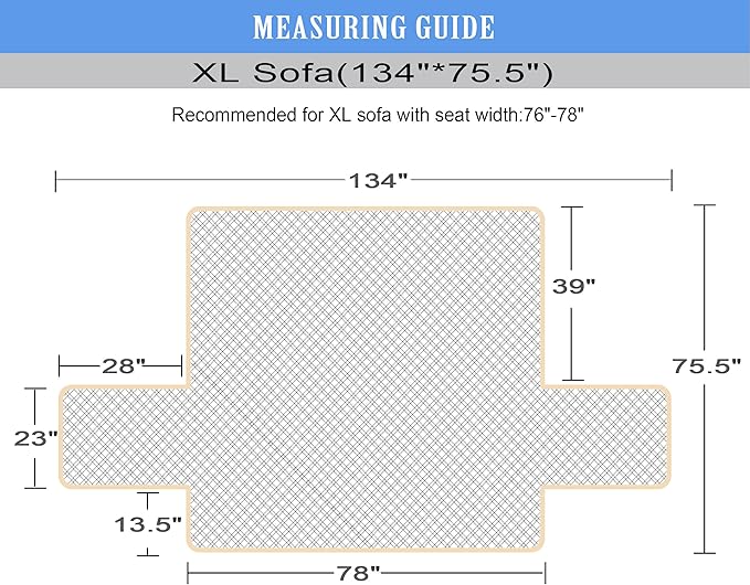 Ameritex Couch Sofa Slipcover 100% Waterproof Nonslip Quilted Furniture Protector Slipcover for Dogs, Children, Pets Sofa Slipcover Machine Washable (Chocolate, 78")